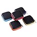 eBoot Square Earphone Cases Earbud Carrying Case Storage Bags for Cellphone Headset and USB Cables, 5 Colors
