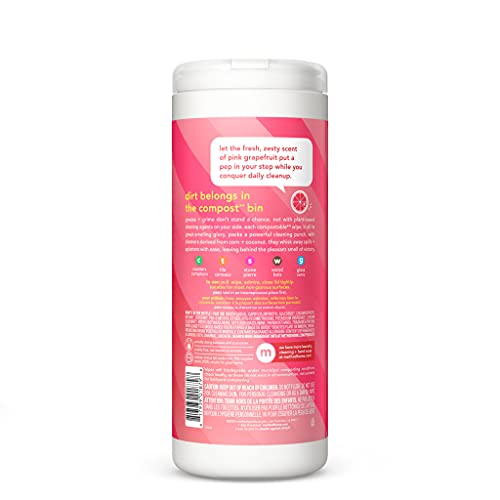 Method AllPurpose Cleaning Wipes, Pink Grapefruit, MultiSurface
