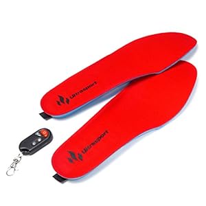 Ultrasport, Deluxe Schoenverwarming, draadloos, verwarmbare thermozool, voetwarmer, onmiddellijk verwarmingszool…