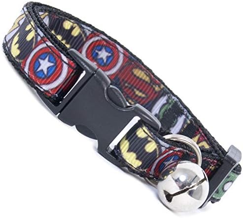 Ultimate Superhero Cat Collar | Safety Buckle | Quick Release | Collar with Bell