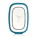Revolar- Smart Personal Safety Device. App-enabled GPS tracker with live location sharing & 3 custom alert levels. Doubles as item tracker & phone finder.No fees, year-long battery included.White/Teal