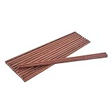 Chinese Natural Red Sandalwood Chopsticks,log Mannice 25.3 cm Long Chopstick Set -10 Pairs Gift Sets