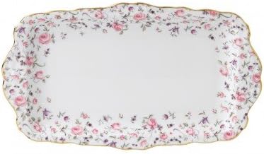 Rose Confetti Vintage Sandwich Tray
