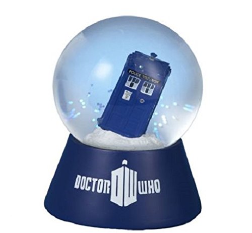 Doctor Who Kurt Adler Battery-Operated 120mm Lighted Water Globe, Doctor Who Tardis