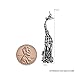 Raposa Elegance Sterling Silver Giraffe in Bush Charm (approximately 44.5 mm x 10 mm)