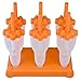 Tovolo 80-4555C Pop Mold, Set of 6, Orange