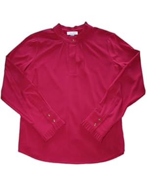 Women's Pleated Neck Blouse (Large)