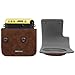 Fintie Protective Case for Fujifilm Instax Mini 70 - Premium Vegan Leather Bag Cover for Fujifilm Instax Mini 70 Instant Film Camera with Removable Adjustable Strap, Vintage Brown