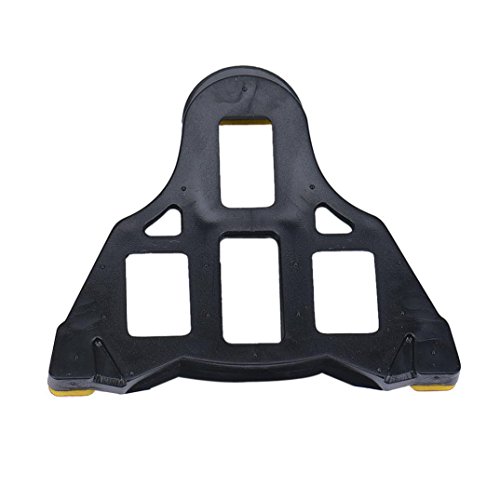 HighlifeS Road Bike Cleats Float Self-locking Cycling Pedals Cleat For Shimano SH11 SPD-SL System Shoes (Yellow)