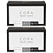 Cora Organic Applicator Tampon Multipack | 18 Light, 36 Regular, 18 Super Absorbency| 100% Organic Cotton, Unscented, BPA-Free Compact Applicator | Leak Protection | Packaging May Vary | 72 Total