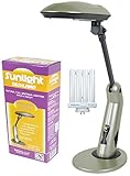Sunlight Desk Lamp Natural Full Spectrum Sun Light. Simulates Daylight. Touch On/Off switch 27 Watts power usage. 5721TS