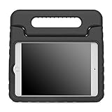 MoKo Case Fit iPad Mini 4 - Kids Shock Proof Convertible Handle Light Weight Super Protective Stand Cover Case Fit Apple iPad Mini 4 2015 Tablet, Black