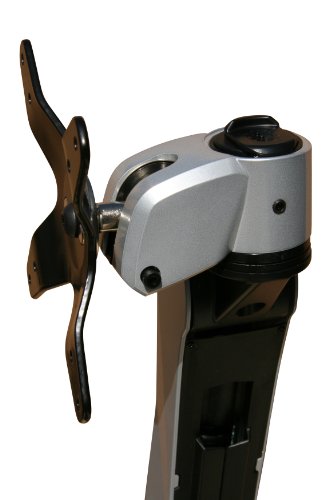 Mount-It! MI-65156 Quad Articulating, Rotating, Height Adjustable, Swiveling, Arm Desk Mount for Samsung, Sony, Element, Vizio, Panasonic, Sharp, LG, LCD, LED, Computer Monitor Displays, Silver