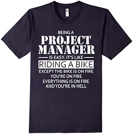 Men's Project Manager Tee Shirt XL Navy