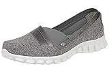 Skechers Women's EZ Flex Take 2 Fascination Slip On Walking Shoe Gry/Wht 9 M US