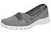 Skechers EZ Flex 2 Fascination Womens Slip On Sneakers Gray 9