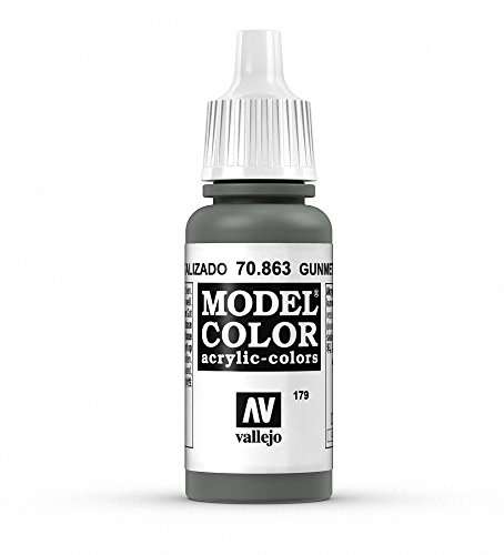 Vallejo Gunmetal Grey Paint, 17ml