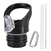 Straw Lid for Hydro Flask Standard Mouth, Simple Modern Ascent. Improved Replacement Cap Multi-Compatible with 1.91" Mouth 12oz, 18oz, 21oz, 24oz Insulated Water Bottle One-Hand Operate Sport Flip Top primary