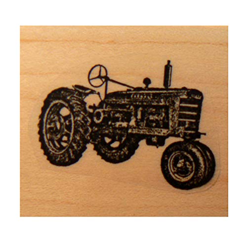 Small Tractor Rubber Stamp Wm P32