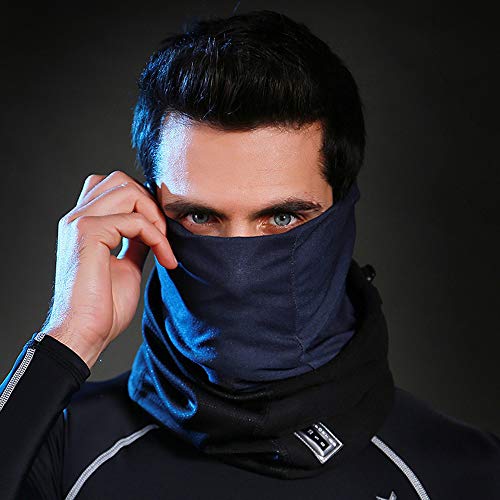 JeeLet Scaldacollo Invernale con Termometro Antivento Traspirante per Moto Ciclismo Sci Snowboard Sport