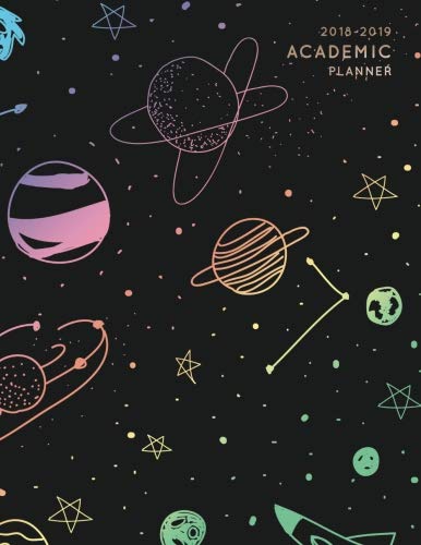 2018-2019 Academic Planner: Rainbow Constellation Stars | Aug 2018 - July 2019 Weekly View |To Do Li by Pretty Planners, Student Planners