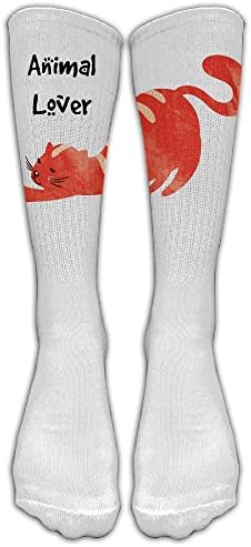 Cats Animals Lover Custom Knee High Socks Football Baseball Long Stockings For Men Women