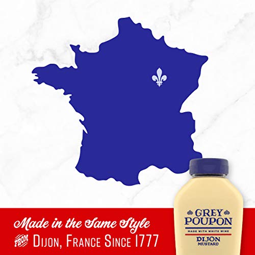 3 Grey+Poupon+Mustard+Squeezable+Bottle
