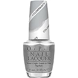 OPI Nail Lacquer, Silver Canvas, 0.5 Ounce