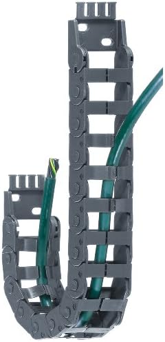 Igus E14-2-075-0 Energy Chain Cable Carrier, Polymer, EZ-Split Crossbar, 0.51 Max Cable Diameter, 0.75" Inner Height, 0.98" Inner Width, 2.95" Bend Radius, 2ft" Chain Length