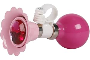 Kids Bike Horn Children Bicycle Bell for Girls or Boys (Pink)