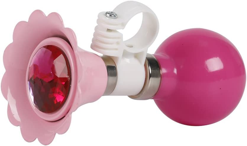 Kids Bike Horn Children Bicycle Bell for Girls or Boys (pink)