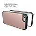 LUVVITT [Ultra Armor] Shock Absorbing Case Best Heavy Duty Dual Layer Tough Cover for Apple iPhone SE Special Edition (2016 Only. NOT Compatible with 2020) - Rose Gold
