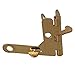BQLZR Gold Universal Mini Butterfly Vintage Cabinet Hinges for Antique Jewelry Box Pack of 20