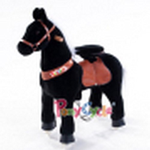 Smart Gear Pony Cycle Black Stallion Riding Toy : World's First Simulated Riding Toy for kids Age 4-9 Years Ponycycle ride-on medium