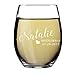 My Personal Memories, Monogrammed Personalized Stemless Wine Glasses for Bridesmaid, Engraved Customized