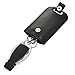 JUMI Key Case Bag Genuine Leather Car Keychain Organiser Wallet Cover Holder Black