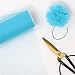 Just Artifacts Decorative Tulle Fabric Roll 6-Inch x 25-Yards (Color, Caribbean Blue)