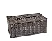 KOVOT Poly-Wicker Tissue Box Cover | Rectangular 9 3/4