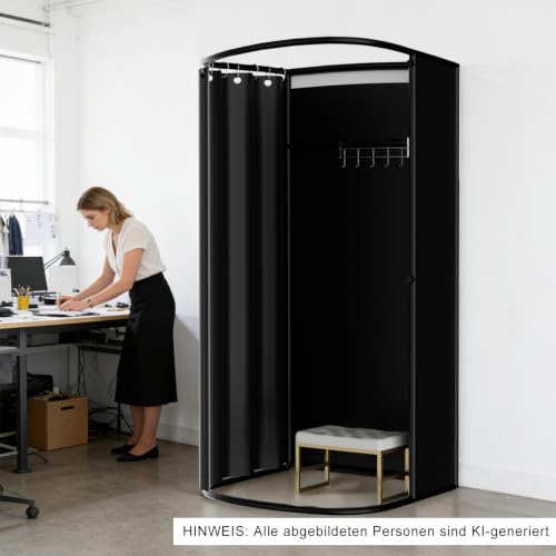LXSEHN Portable Fitting Room, Mobile Store Clothes Fitting, 200X100X95CM Changing Room Shopping Mall, Temporary Portable Screen, Privacy Screen for Bathroom