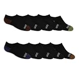 Fruit of the Loom Boys' Little 10 Pair Half Cushion No Show Socks, black assort, Shoe Size: 9-2.5