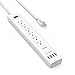 Anker PowerPort Power Strip, 12 Outlets & 3 USB Ports, Surge Protector with 6ft Cord, and PowerIQ for Samsung Galaxy S7 Edge/Note, iPhone Xs/XS Max/XR/X/8/7/6/Plus, Tablets, and More