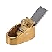 ammoon Convex Curved Sole Woodworking Plane Cutter Brass Luthier Tool for Violin Viola Cello Wooden Instrument