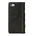 KHOMO iPhone 6 / 6s Plus Case, [Book Collection] - Vintage Book Style Wallet Leather Cover for Apple iPhone 6 + Plus 5.5'' - Black