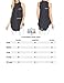 12 Ami Basic Solid Long Flowy Tank T-Shirt Tunic Black XL