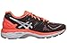 ASICS Women's Gel-Kayano 23 Track Shoe, Black/Silver/Flash Coral, 7.5 M US