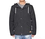 Zealmer Men's Thick Hooded Outwear Faux Fur Lined Winter Warm Jackets