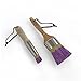 Chalk & Wax Brush set with Stencil Brush included - Paint Brushes with Natural Boar Bristles for Wax Art