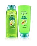 Garnier Fructis Hydra Recharge Shampoo, Plus Conditioner for Normal to Dry Hair, 25.4 Fluid Ounce Each