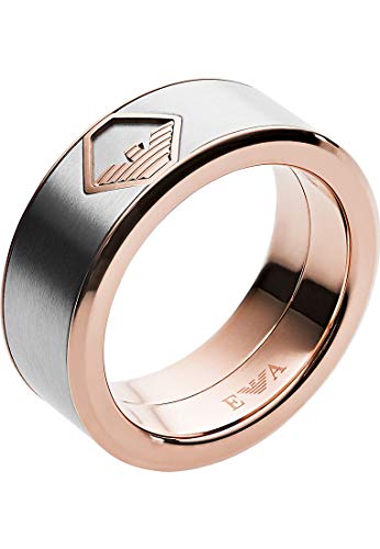 Emporio Armani Herrenring Edelstahl – Bild 3
