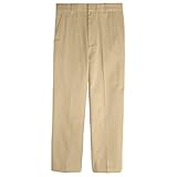 French Toast Adjustable Waist Double Knee Pant Boys Khaki 7 Slim